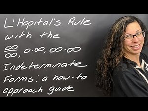 Lesson: L'Hopitals Rule with Indeterminate Forms involving Infinity