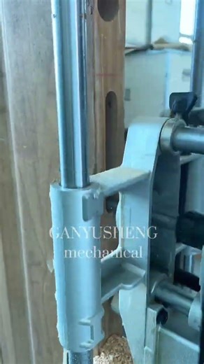 This is a portable machine for machining lock body holes. #machine #factory