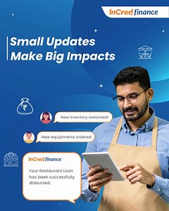 From restocking inventory to ordering new equipment, InCred’s Restaurant Loan empowers you to upgrade with ease. Fast disbursal, flexible amounts, and zero collateral—because your business deserves to grow on your terms. Apply now - https://bit.ly/42YTi49 #InCredFinance #RestaurantLoan #BusinessGrowth #SmallUpdatesBigImpact #InCredGroup | InCred Finance