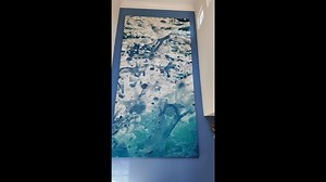 2.4K views · 59 reactions | Here's a recent install in a clients home of a large scale canvas of our gallery best seller, Joy. I love the scale and impact of this piece large! As possible with most of my work, this piece was customized to the space. To see more home installs: https://aaronchang.com/pages/residential-installs | Aaron Chang | Facebook