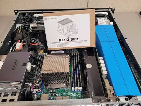 Checking out the SilverStone XE02-SP3S server heatsink and testing its performance