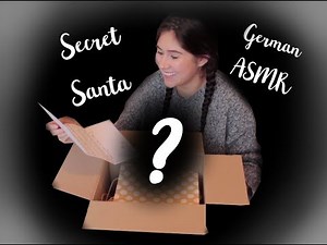 Secret Santa ASMR - Unboxing * Crinkling * Tapping