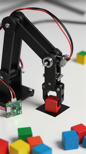 , robotic arm made by esp8266 kids project