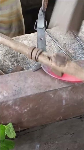 see the process of making banana tree harvest hooks and others #blacksmith #traditonalblacksmiyh