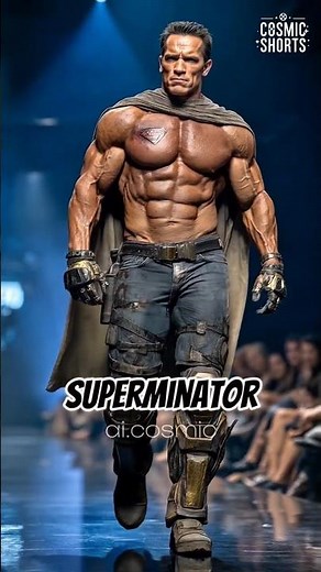 Famous Actors Reimagined as Superheroes! 🔥 #arnold #superhero #superman #terminator #batman #hulk