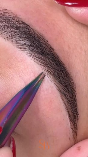 Trying to concentrate on plucking, but my brain is playing the most random song on loop 🎶🤦‍♀️ | Scarlett Brow Studio