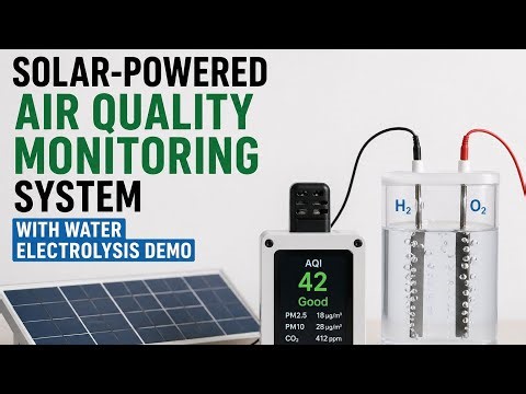 Autonomic solar-powered air quality monitoring system with water electrolysis (demo). SFT'26