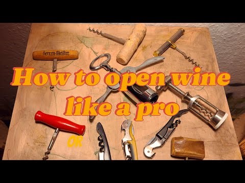 How to Open a Wine Bottle with Corkscrew - Quick & easy ! #wine #tutorial #winetasting #corkscrew