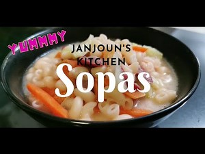 SOPAS SIMPLE | HOW TO COOK MACARONI SOUP | SIMPLE AND EASY MACARONI SOUP | JANJOUN'S KITCHEN