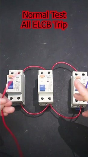 Test ELCB Hubungan Paralel #electrical #electrician #electric #electronic #automobile #electricity