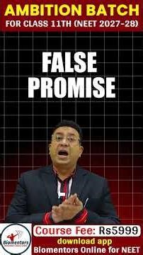 Biomentors Online for NEET | Ambition Batch For NEET I 11th Cum NEET 2028