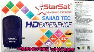 Starsat SR-4080hd Experience receiver Funcam server Unboxing & review