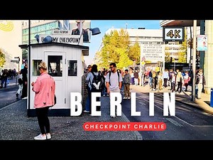 Berlin Checkpoint Charlie, Blackbox Cold War Museum 4K Walk