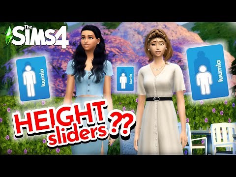 SECRET TRICK to make your Sim TALLER/SHORTER! Change HEIGHT using this Sims 4 HEIGHT SLIDER MOD 2021