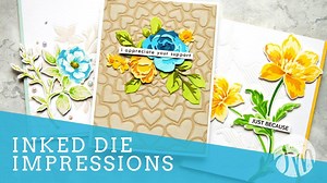 13K views · 428 reactions | Hello! Today's video shows how to created inkned die impressions. This is just a quick peek at one of the ideas I share. For the full video, head to my blog: https://www.jennifermcguireink.com/2019/01/inked-impression-techniques-giveaway.html | Jennifer McGuire Ink | Facebook