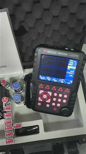 Mitech MFD350B Ultrasonic Flaw Detector with Extra Transducers Probes