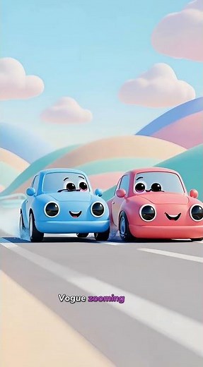 Toy Car Races! 🚗💨 Cute Kids Animation Short 🏁✨