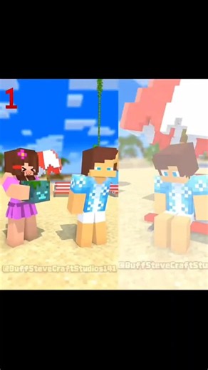 JJ Sister and J Minecraft Mob Cosplay Part1 and 2 - Minecraft Animation #maizen#minecraft #fypシ