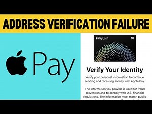 How To Fix Address Verification Failure On Apple Pay (2025)