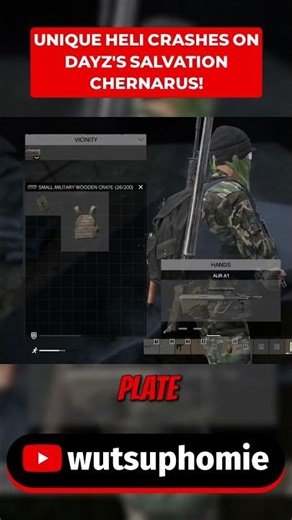 Unique heli crash sites on DayZ's Salvation Chernarus! #dayz #salvationdayz #salvation #chernarus