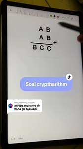 Pembahasan Cryptarithm AB AB jadi BCC