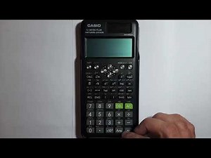 How to reset a Casio FX-991ES or FX-570ES PLUS calculator