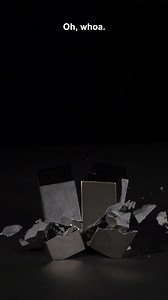 It's easy to forget that these inanimate objects could powder your hand if you don't pay attention. Terrifying. | The Slow Mo Guys