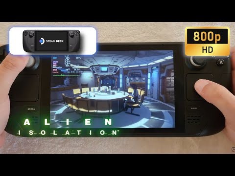 Steam Deck | Alien: Isolation | 800p | Ultra settings