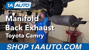 How to Replace Manifold Back Exhaust 1997-2001 Toyota Camry