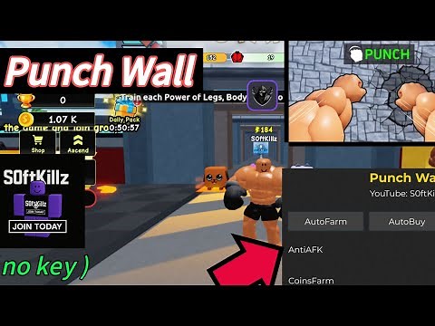 [NEW] PUNCH WALL SCRIPT | COINS FARM🪙, AUTO TRAIN, AUTO BUY (no key)