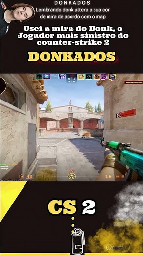 𝐃𝐨𝐧𝐤𝐚𝐝𝐨𝐬💀 (Código da Mira Nos Comentários) #donk #shorts #cs #csgo #csgo2 #cs2 #counterstrike2 #mira