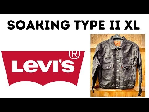 LEVI´S TYPE II POST SOAKING RESULTS / HOW TO CARE YOUR BELOVED RAW DENIM JACKET