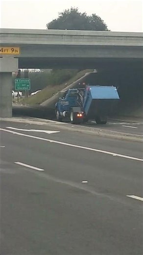 The Republic Waste Services Dumpster Delivery Truck.