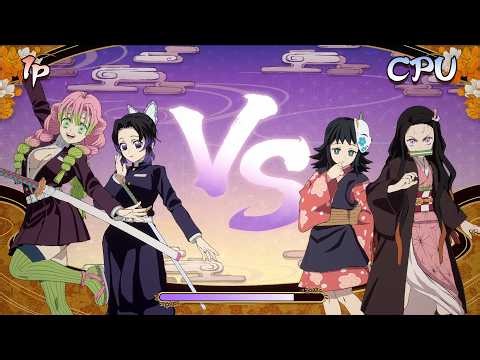 Mitsuri Kanroji & Shinobu Kocho vs. Nezuko & Makomo - Demon Slayer: Hinokami Chronicles 2