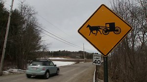 New road signs alert drivers to horse-powered traffic