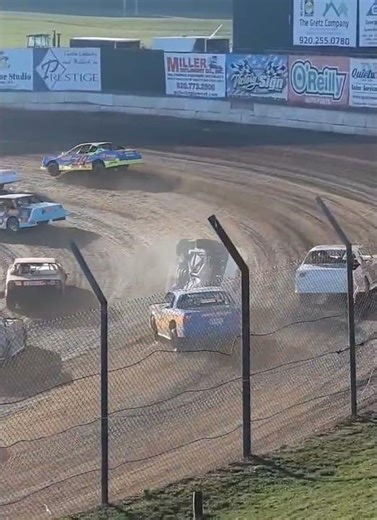 imca stock car rollover 141 speedway 4/25/26