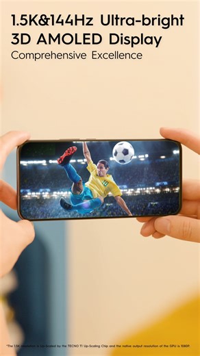 See Every Frame. Feel Every Move. With a blazing 144Hz Ultra-bright Amoled Display, #SPARK40ProPlus makes every scroll, swipe, and stream seamless. Now available nationwide at Tk 24,999 (VAT applicable) with 256GB ROM 16GB RAM* (8GB 8GB Extended RAM). #TECNO #SPARK40ProPlus #SPARK40Series #TECNOAI | TECNO Mobile