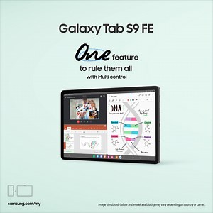 2.2K views | Connect your Galaxy devices to activate Multi Control. Transfer files from your Galaxy phone to your Galaxy Tab S9 FE to start working on your next artwork. Available at only RM1,799. T&Cs Apply. | Samsung | Facebook