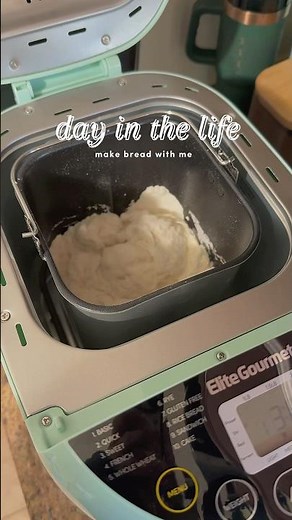 using my elite gourmet bread maker for the first time! 🍞💗