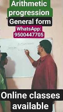 Arithmetic progression #arithmetic #sequence #series #exclusive_maths