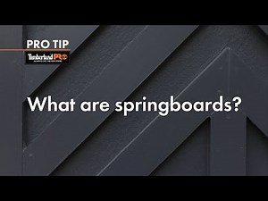 PRO TIP: What Are Springboards?