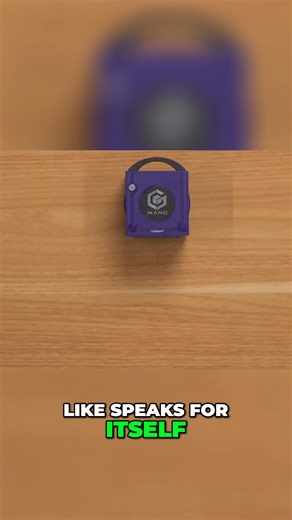 2.3K views · 19 reactions | The video showcases a tiny GameCube, contrasting its size with other gaming devices. It shares a design element with the Wii: the rubber feet. Have you ever seen this console before? #console #gaming #retro #AliExpress#purple #Wii #sizecomparison #gamecube #customconsole #miniconsole | Jacob R | Facebook