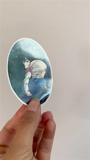Romantic Anime Sticker | Magical Embrace | Water-resistant Matte and Glossy Vinyl Sticker - Etsy
