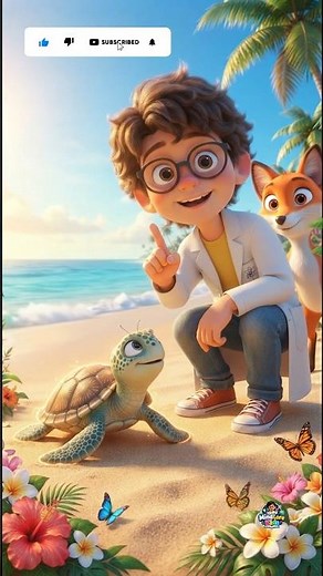 Why Do Turtles Have Shells? 🐢 Amazing Turtle Facts for Kids! #shorts #education #funny #kidsvideo