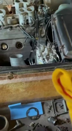 Fixing up the #Ferrari 308 engine and bringing it back to life #cars #carsoftiktok #fyp | Project Car Addict