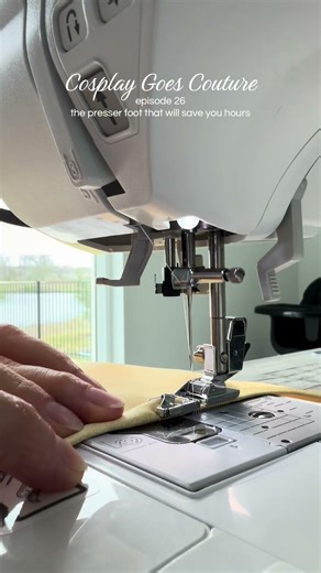 How To Use a Rolled Hem Presser Foot | Cosplay Goes Couture Ep.26