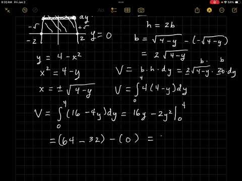 Volumes of Other Cross Sections - Part 3