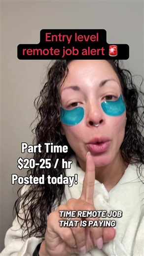 Just found a part-time remote job hiring today paying $20–$25/hr and they don’t require experience. 👀 If you’ve been struggling to find legit work from home jobs, this is exactly the kind of listing I’m always searching for. I found this one on the site I use to look for remote jobs, and it literally popped up today. Remote work is out there… you just have to know where to look. #r#remotejobsw#workfromhomer#remotejobr#remotework#creatorsearchinsights