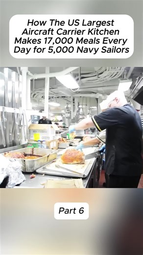 Inside the US Navy's Largest Aircraft Carrier Kitchen