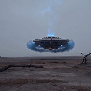 The moment the UFO passed through the thick smoke #alien #ufo | Just Paranormal